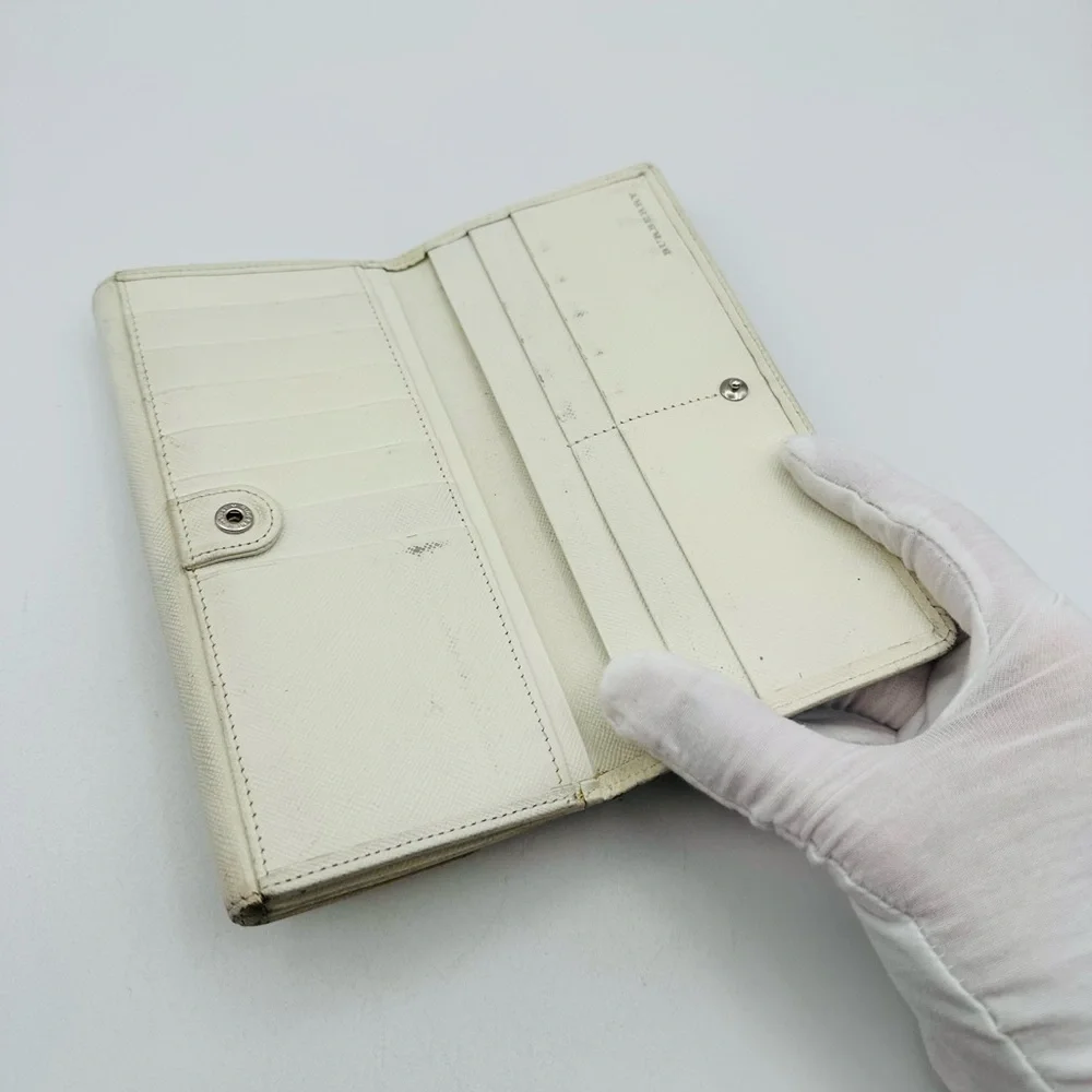 Burberry Beige Nova Check & White Leather Continental Wallet - Picture 6 of 15